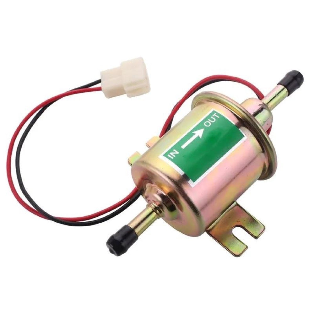 12V PSI Gas Diesel Inline Low Pressure Electric Fuel Pump HEP-02A fits Yanmar
